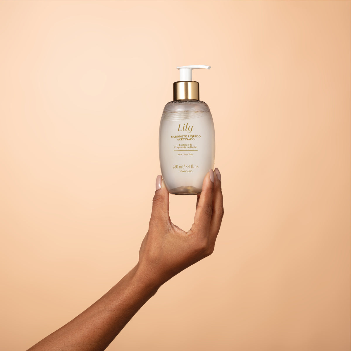 O Boticário Lily Satin Cream Cleanser Sabonete Cremoso 250ml