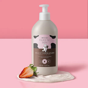 Loção Desodorante Hidratante Corporal Cuide-se Bem Deleite Chocolatudo 400ml