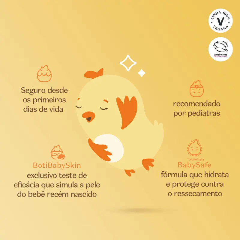 O Boticário Boti Baby Loção Hidratante Banho e Pós Banho 200ml