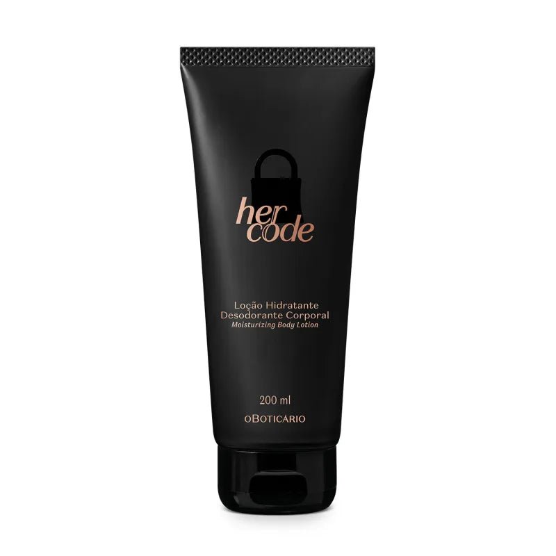 O Boticário Her Code Loção Hidratante Desodorante Corporal 200ml