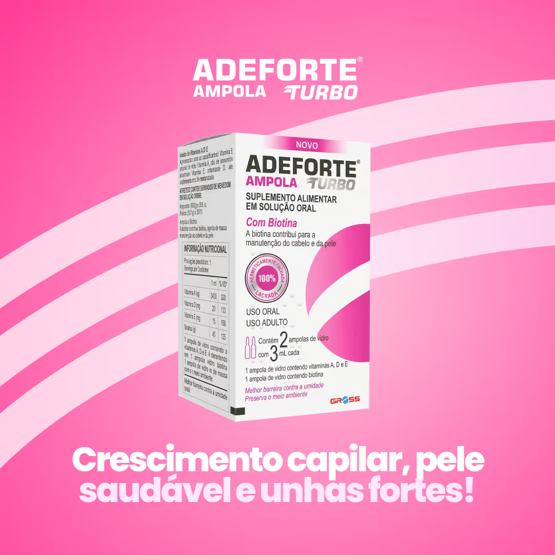 Adeforte Turbo suplemento alimentar em solução oral