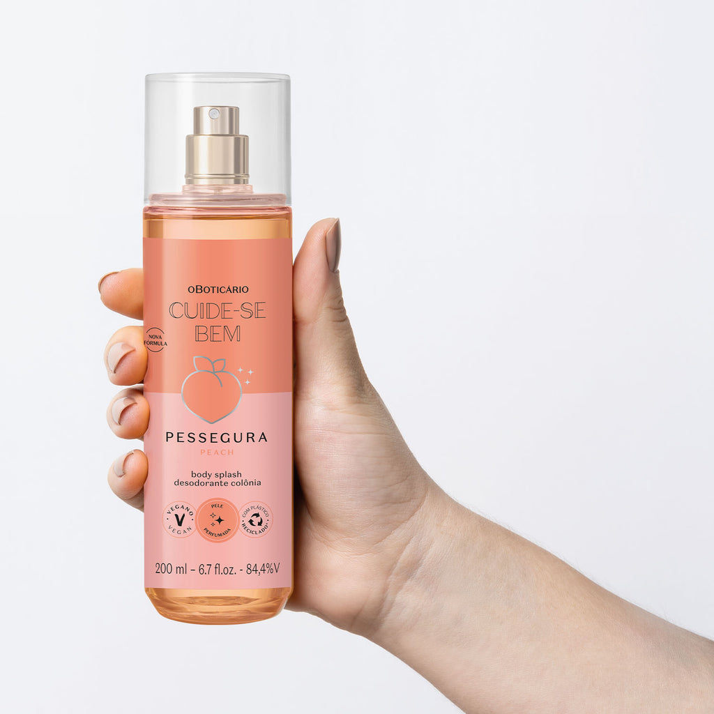 O Boticário Cuide-se Bem Pessegura Body Splash 200ml - foto 3