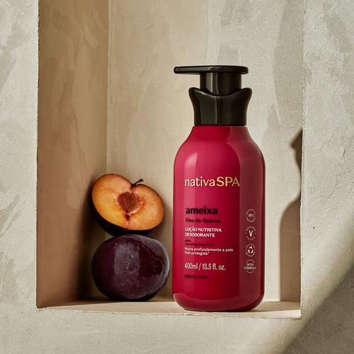 O Boticário Nativa SPA Loção Hidratante Desodorante Corporal Ameixa 400ml
