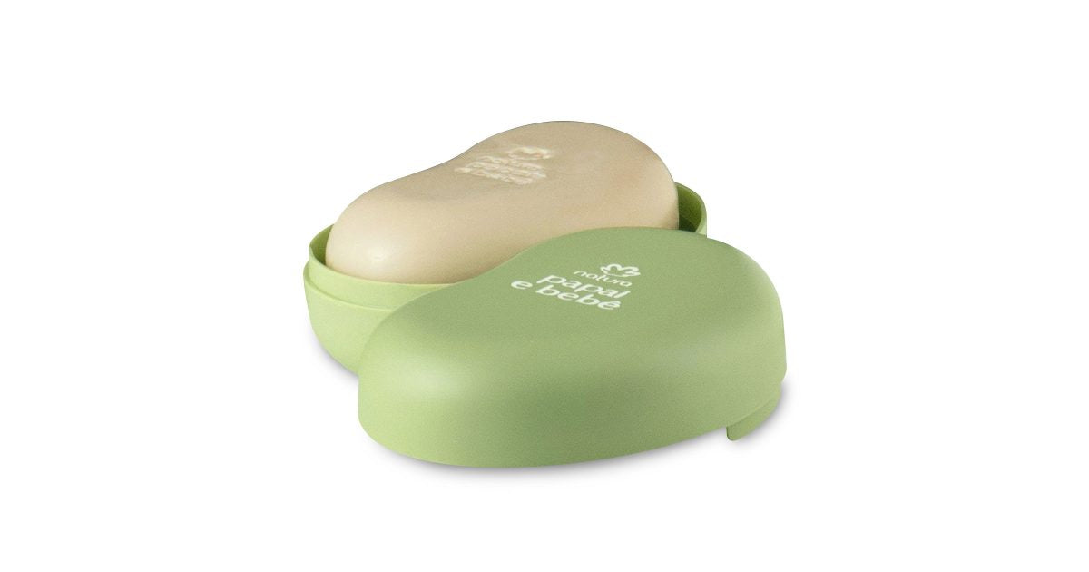 Sabonete com Saboneteira Mamãe e Bebê 100g