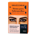 Della & Delle Henna para Sobrancelha Preta 1,5g