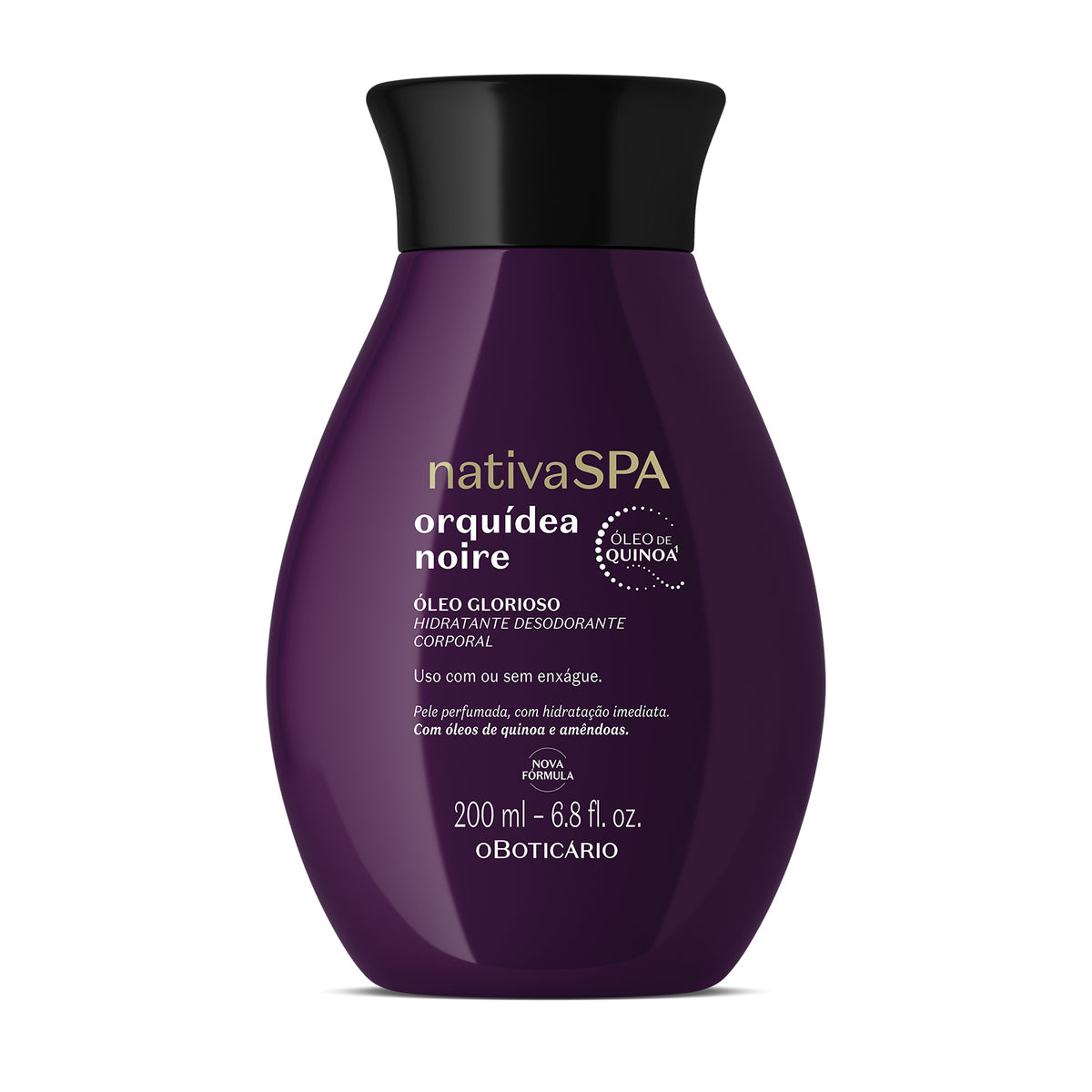 O Boticário Nativa SPA Orquídea Noire Óleo Corporal Hidratante 200ml