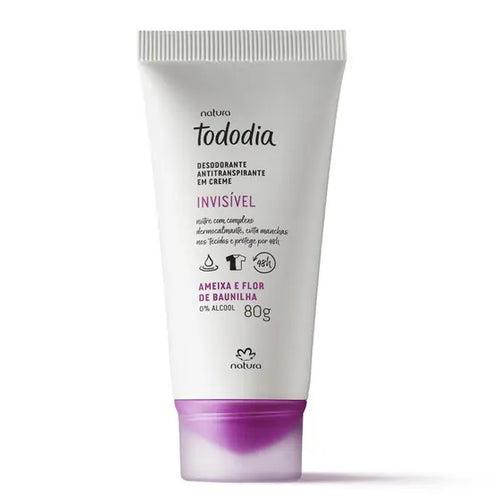 Natura Tododia Desodorante Antitranspirante em Creme Ameixa e Flor de Baunilha 80g