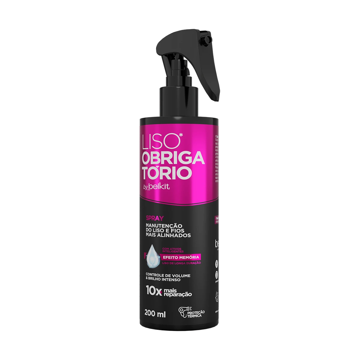 Belkit Liso Obrigatório Spray Finalizador 200ml frasco