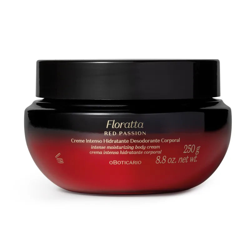 O Boticário Floratta Red Passion Creme Intenso Hidratante Corporal 250g