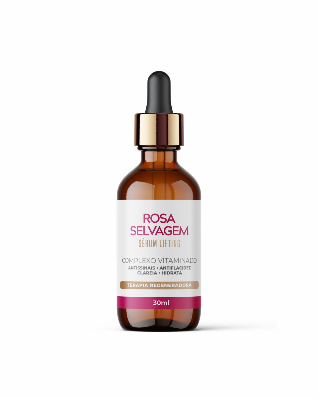 Rosa Selvagem Sérum Lifting Facial 30ml - frasco conta-gotas