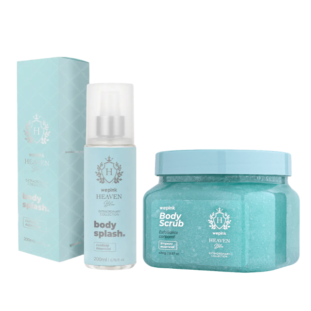 Wepink Heaven Blue Kit Body Splash + Scrub