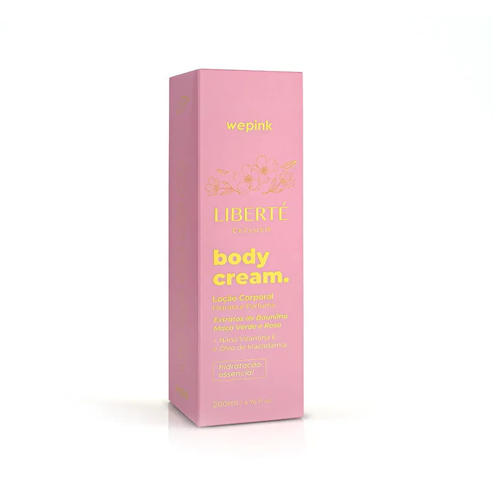 Wepink Liberté Exclusif Body Cream Locação Desodorante Hidratante 200ml