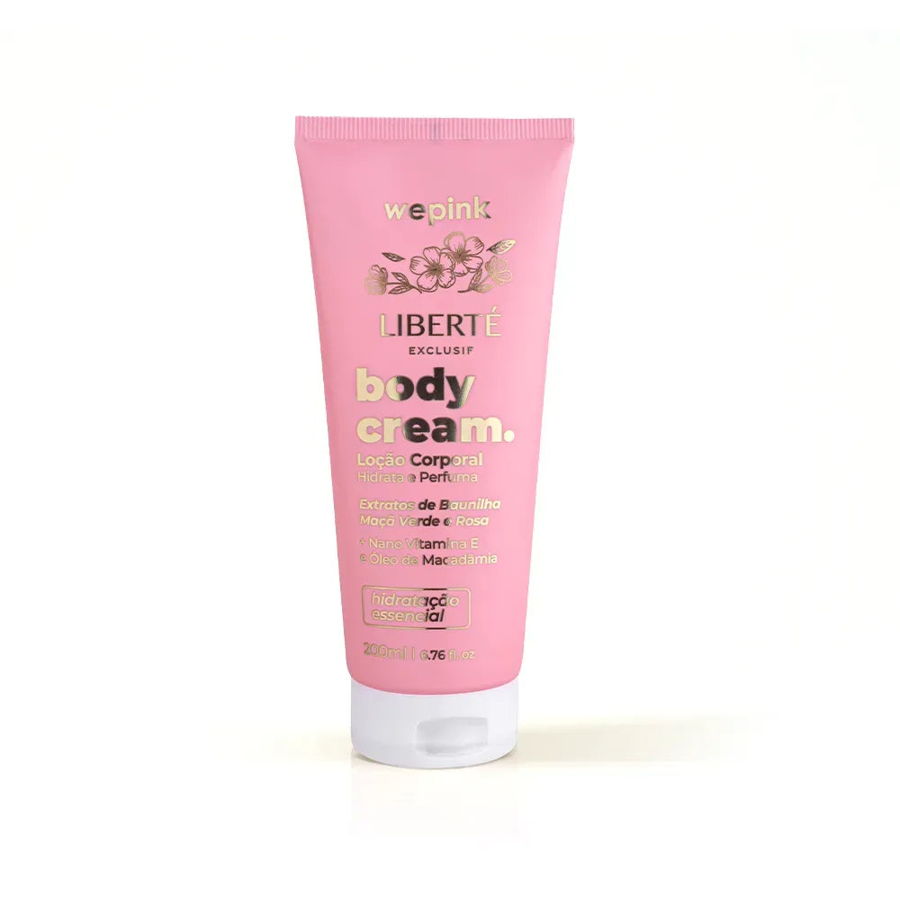Wepink Liberté Exclusif Body Cream Locação Desodorante Hidratante 200ml
