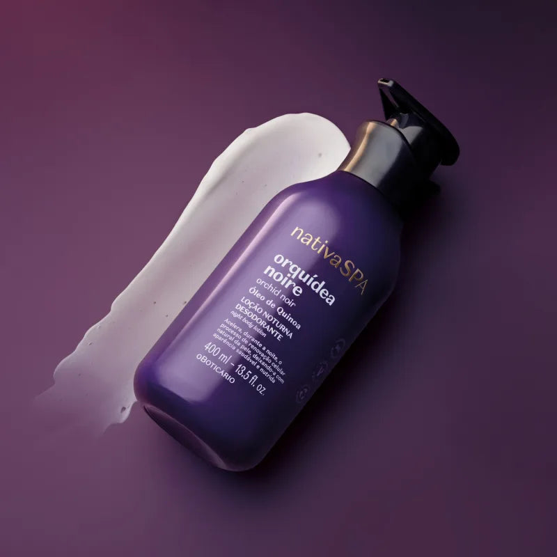 O Boticário Nativa SPA Orquídea Noire Loção Noturna Desodorante Corporal 400ml