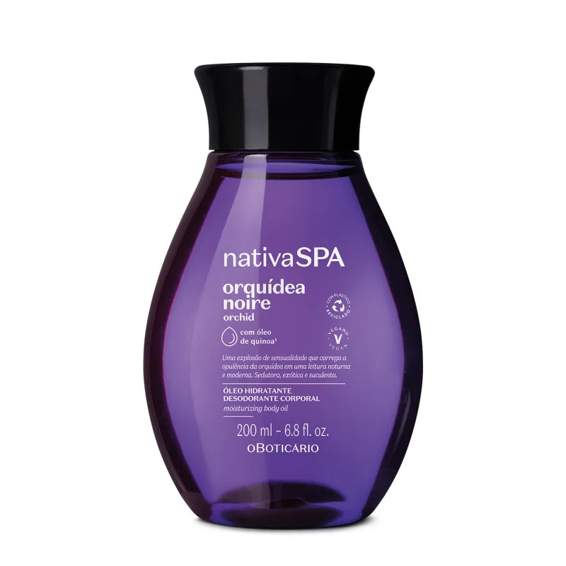 O Boticário Nativa SPA Orquídea Noire Óleo Corporal Hidratante 200ml