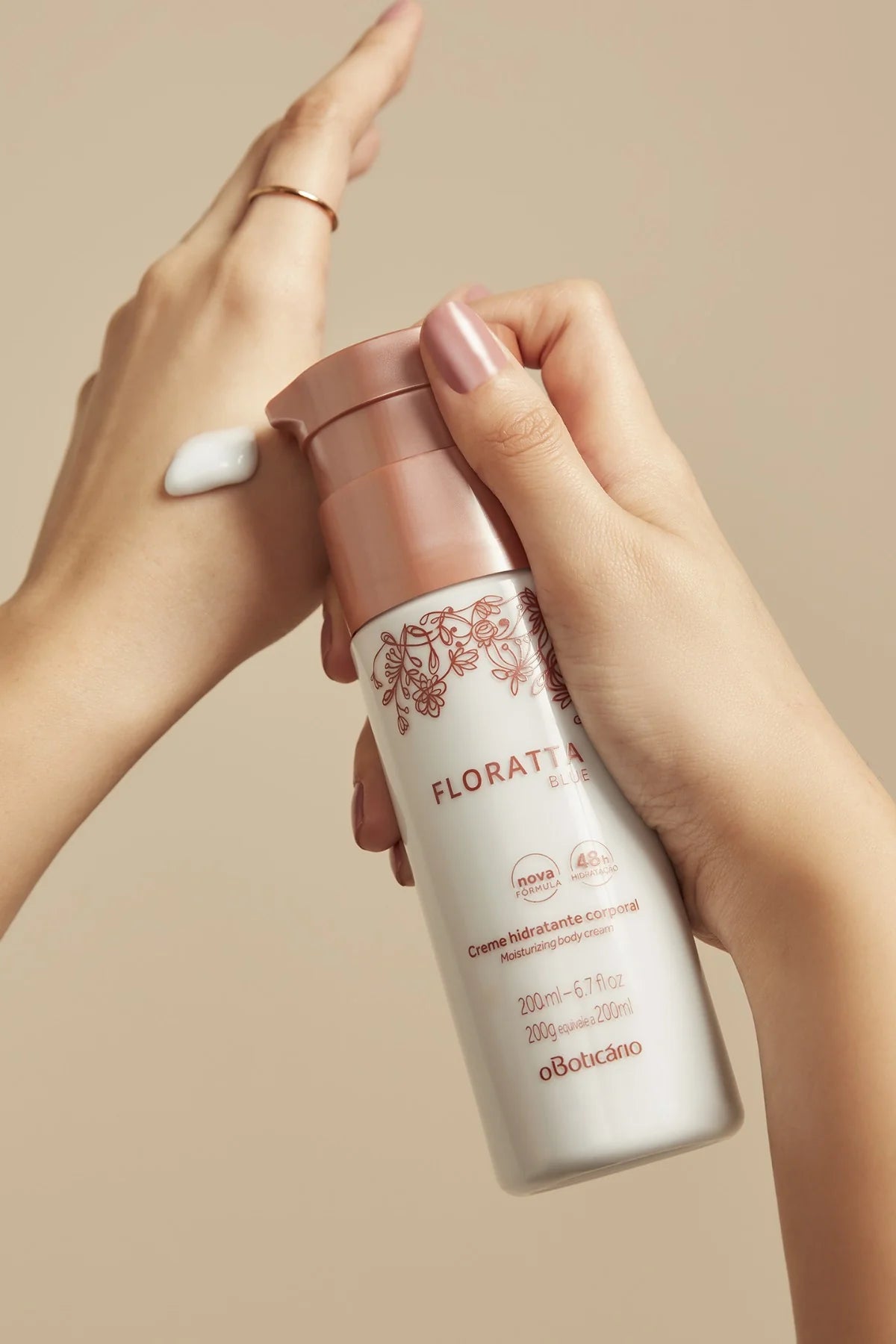 Creme Hidratante Desodorante Corporal Floratta Blue, 200ml