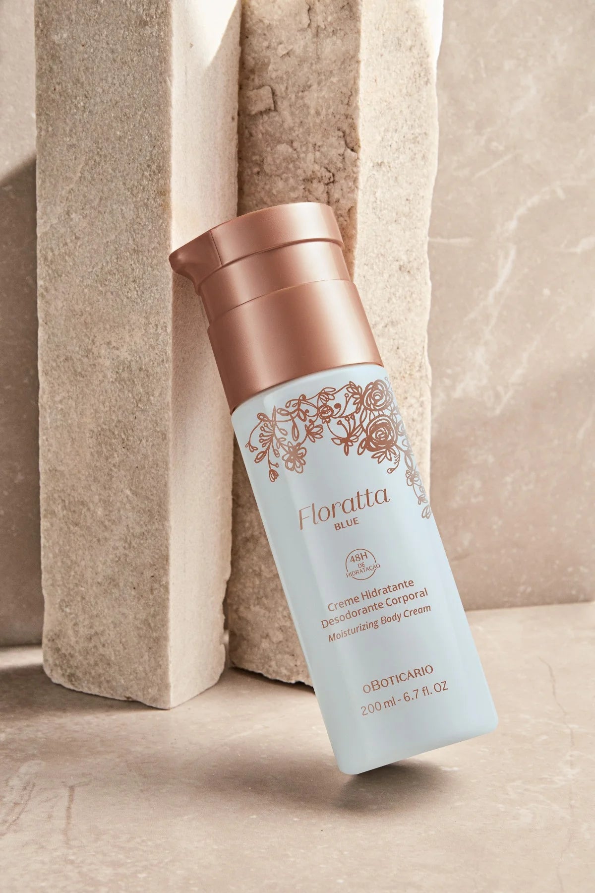 O Boticário Floratta Blue Creme Hidratante Desodorante Corporal 200ml