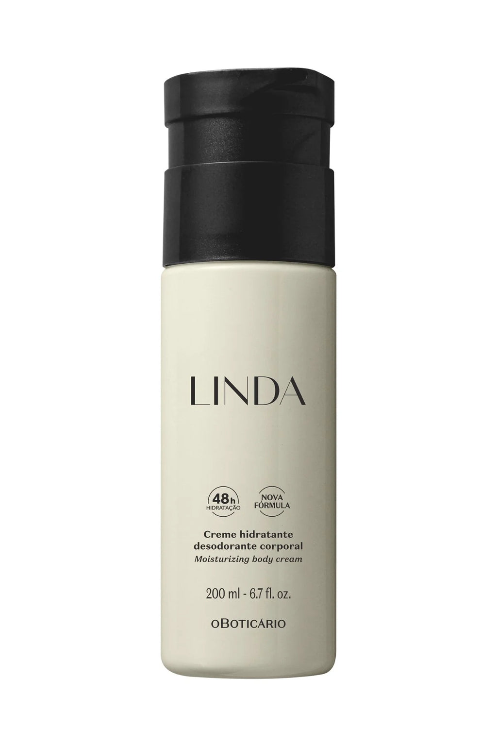 O Boticário Linda Creme Hidratante Desodorante Corporal 200ml