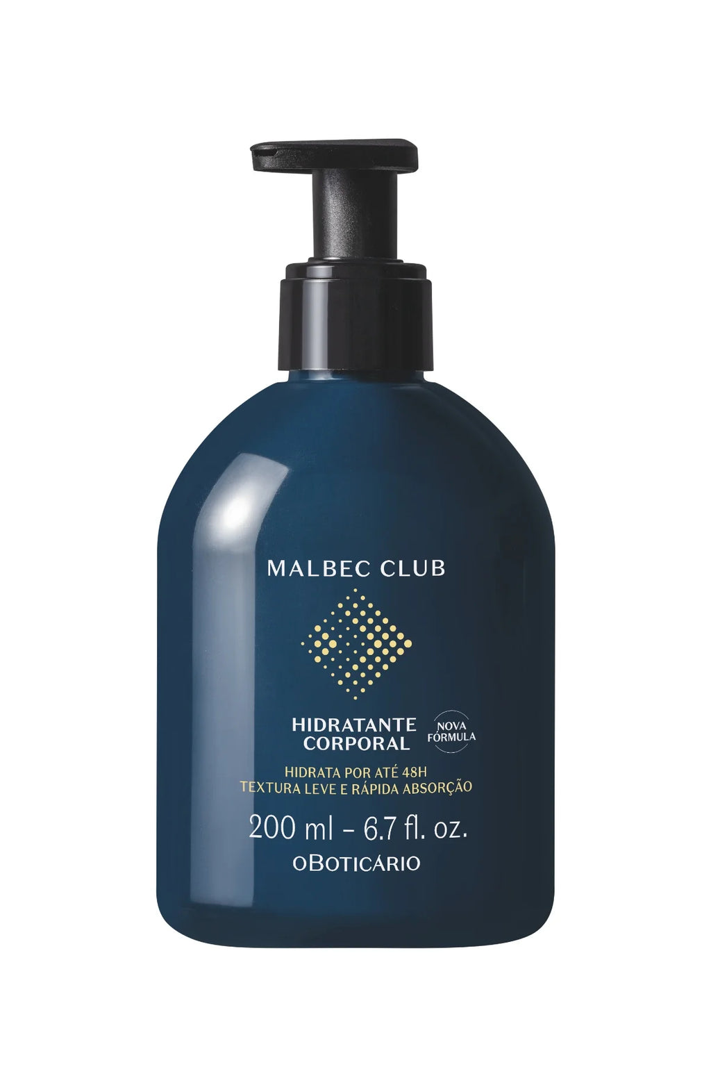 O Boticário Malbec Club Sensitive Loção Hidratante Corporal 200ml
