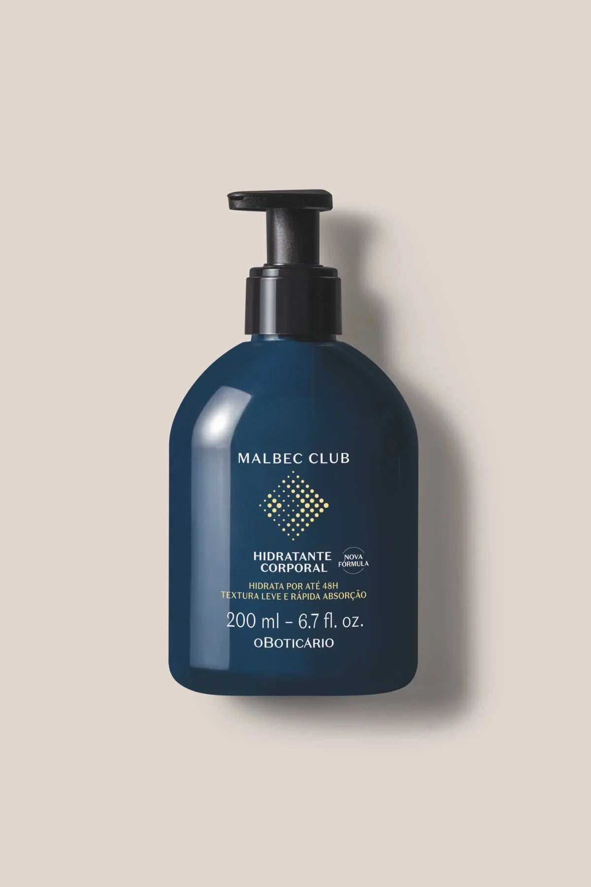 O Boticário Malbec Club Sensitive Loção Hidratante Corporal 200ml