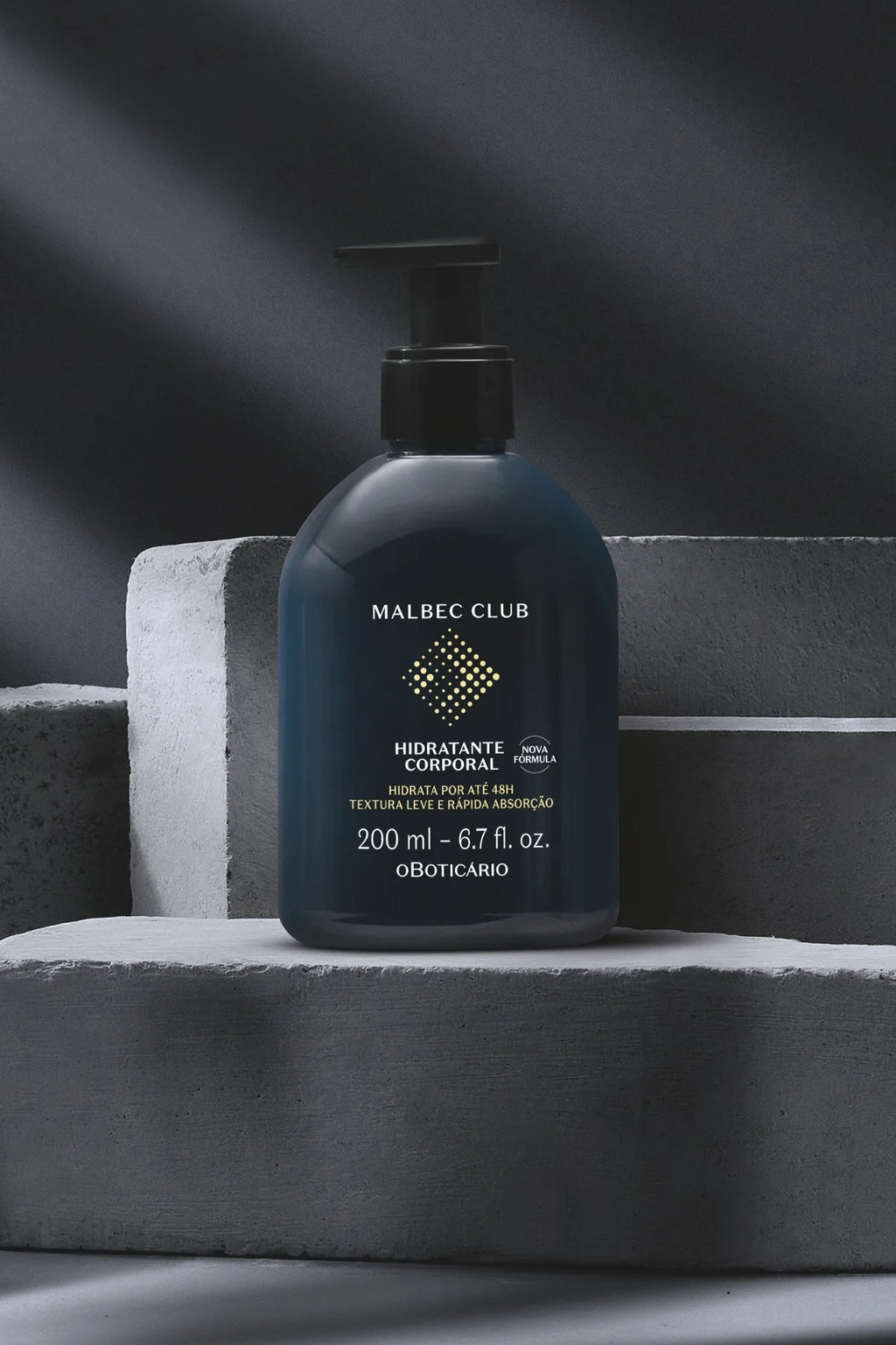 O Boticário Malbec Club Sensitive Loção Hidratante Corporal 200ml