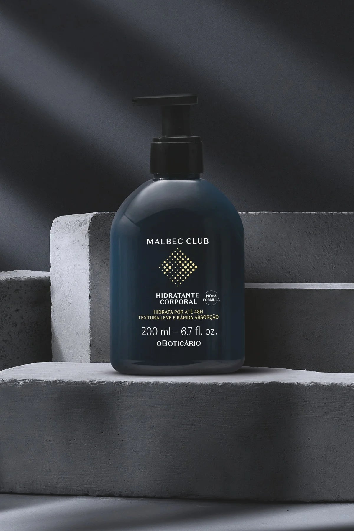 O Boticário Malbec Club Sensitive Loção Hidratante Corporal 200ml