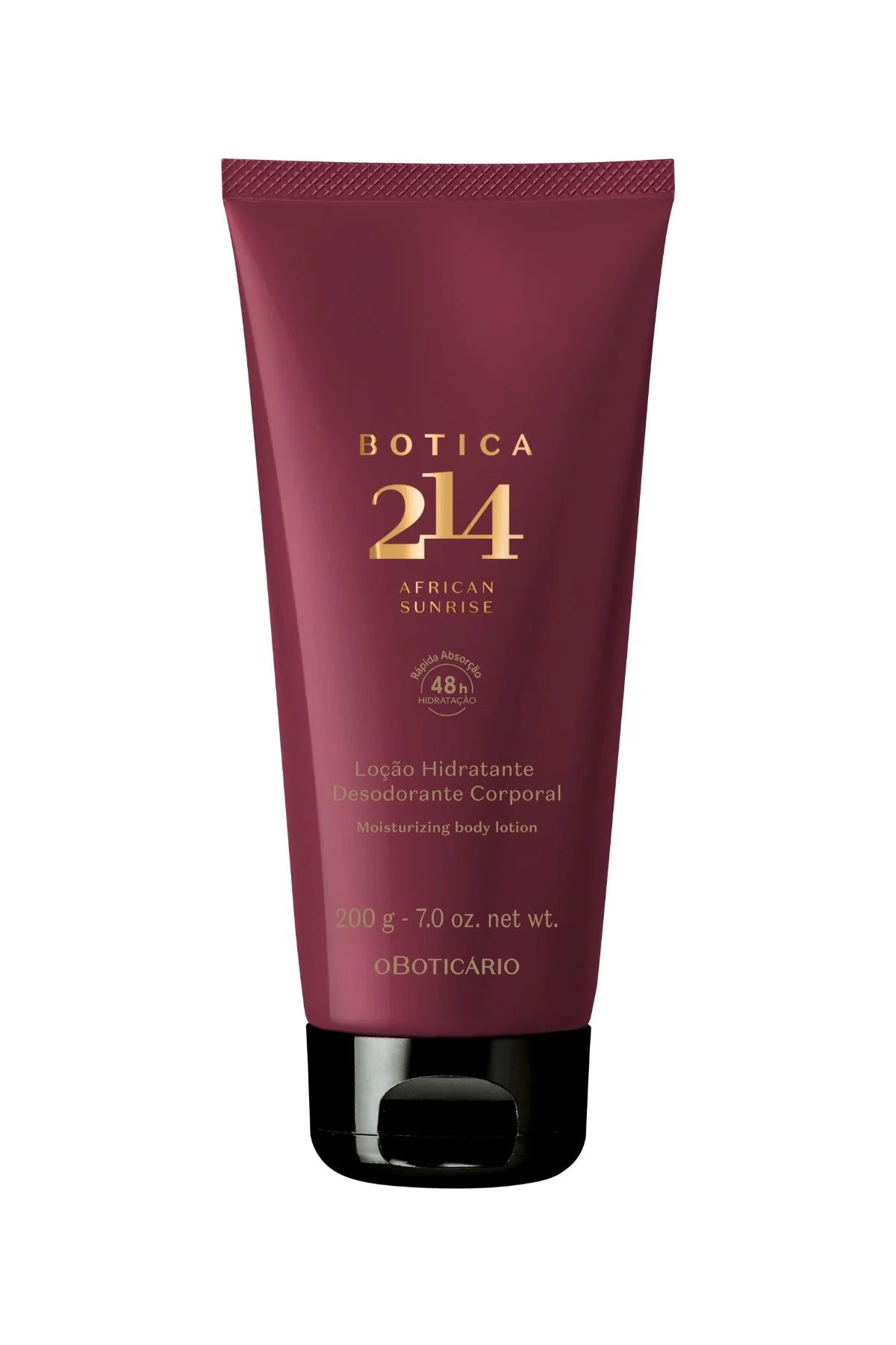 O Boticário Botica 214 African Sunrise Loção Corporal Masculina 200ml