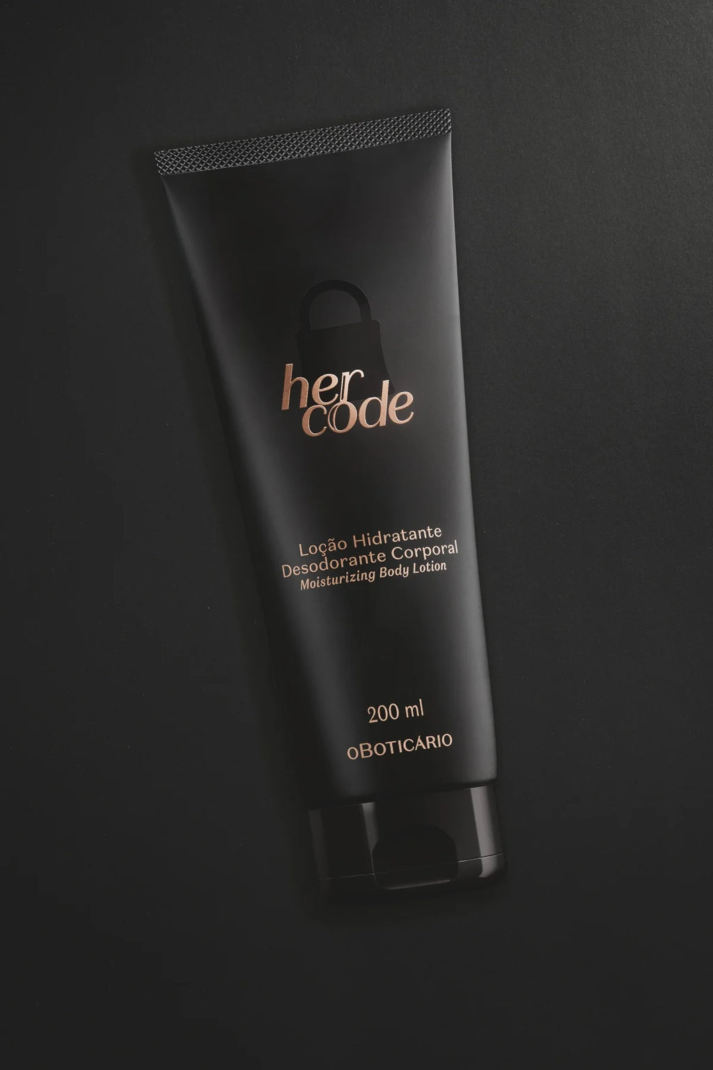 O Boticário Her Code Kit Presente EDP 50ml + Loção 200ml + Touch 10ml