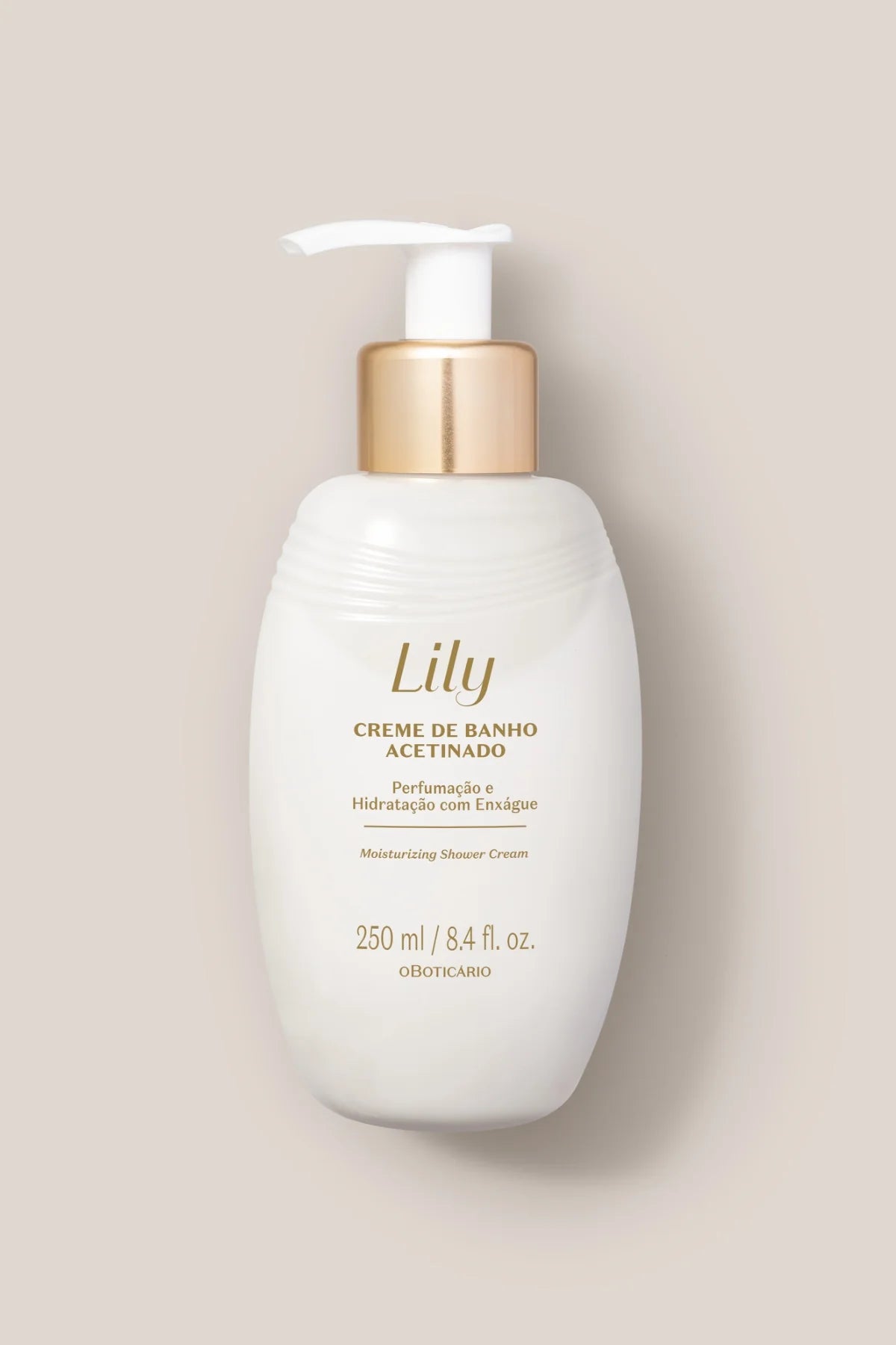 O Boticário Lily Satin Cream Cleanser Sabonete Cremoso 250ml