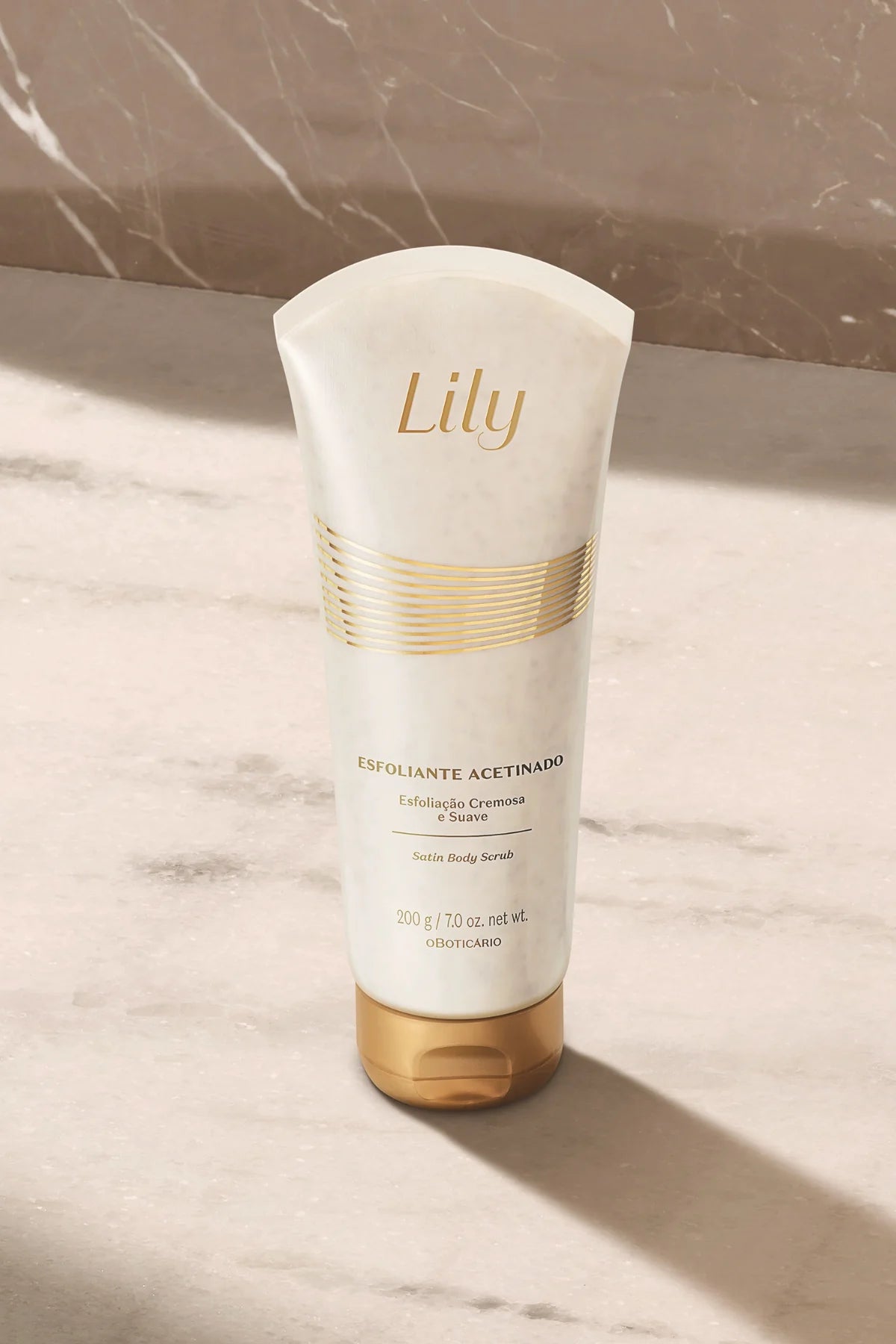 O Boticário Lily Esfoliante Hidratante Acetinado Corporal 200g