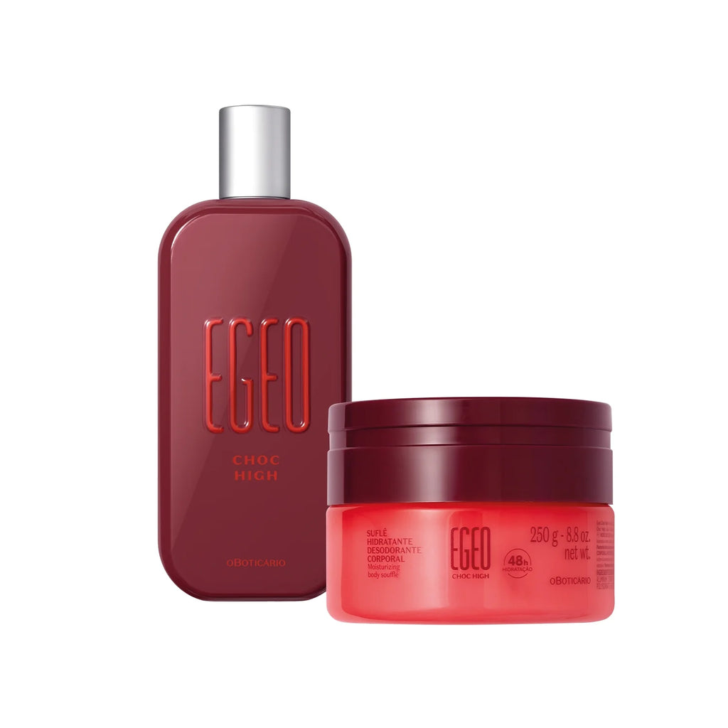 O Boticário Egeo Choc High Kit Duo EDT 90ml + Loção Corporal 250g + Phone Bag