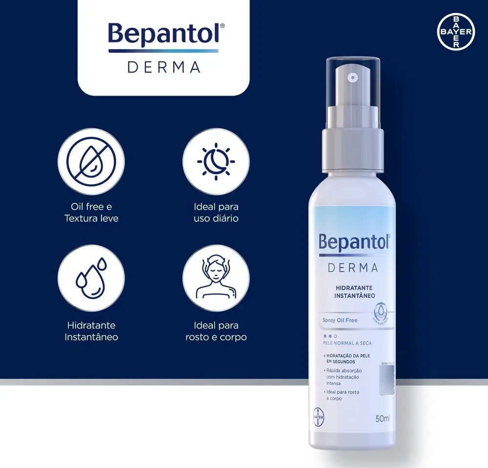 Bepantol Derma Solução Spray Hidratante 50ml