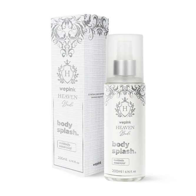 Body Splash Heaven Bride Desodorante Colônia 200ml - Wepink