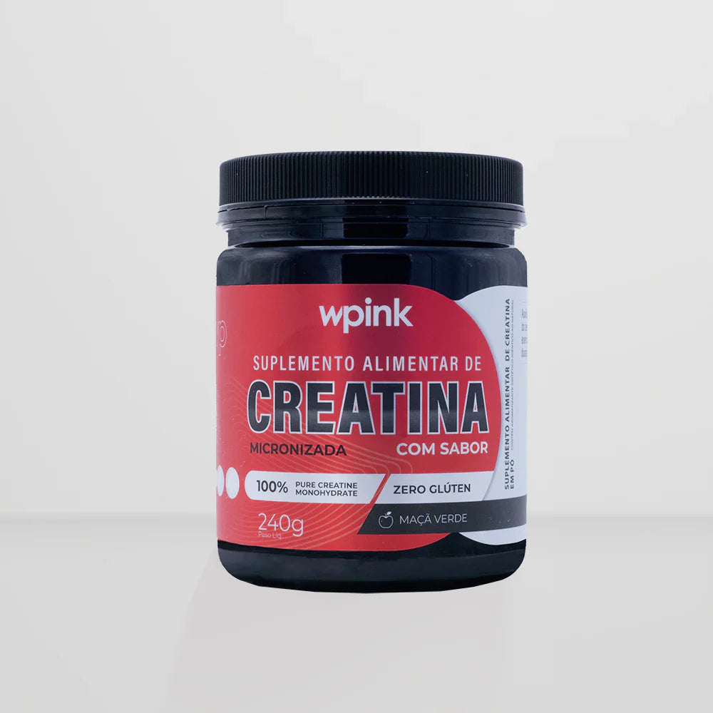 Wepink Creatina Mon-hidratada Maçã Verde 240g