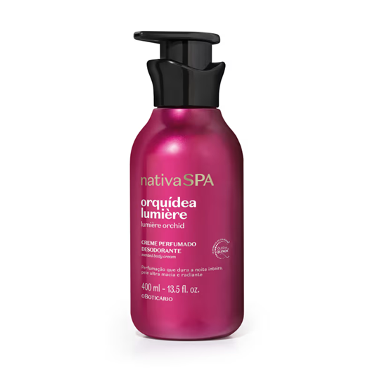 O Boticário Nativa SPA Orquídea Lumière Creme Hidratante Corporal 400ml