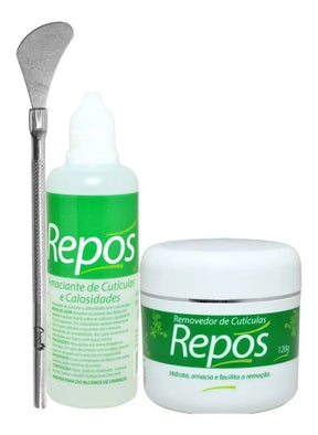 Kit de spa para pies suavizante para cutículas y callos Repos