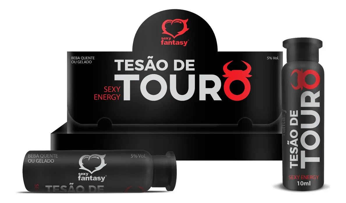 Sexy Fantasy Tesão de Touro 10ml com display de balcão