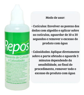 Kit de spa para pies suavizante para cutículas y callos Repos