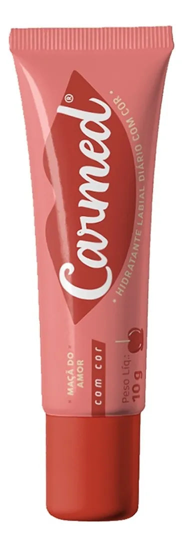 Carmed Hidratante Labial Maçã do Amor com Cor Efeito Gloss 10g