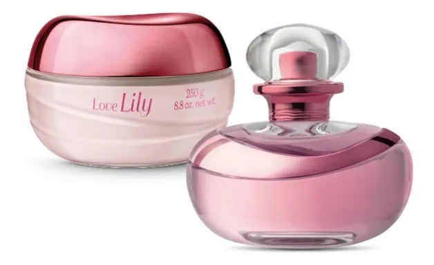 Kit Love Lily Eau De Parfum 75ml + Creme Love Acetinado Hidratante Corporal 250g