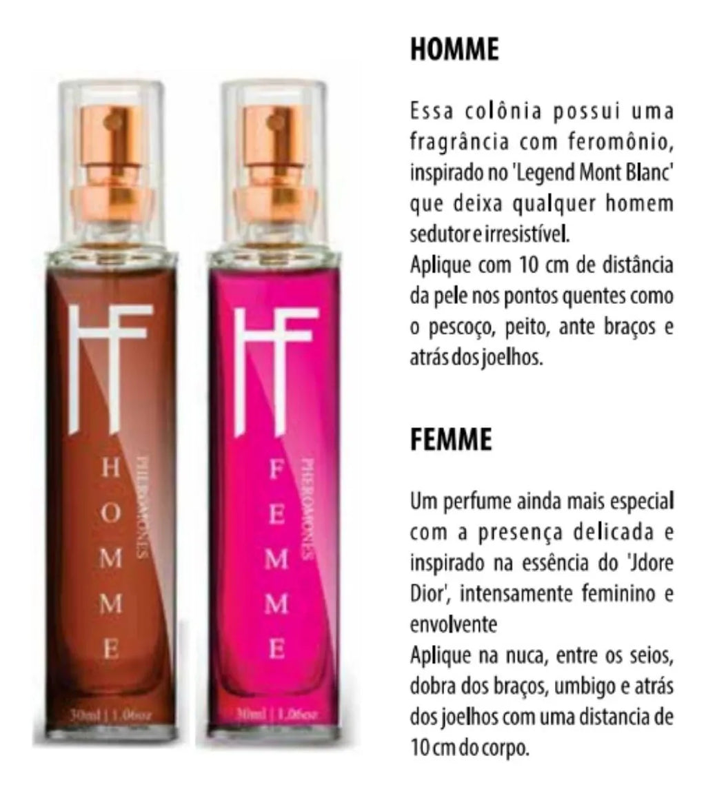 Hot Flowers Deo Colônia Feromônios Homme 30ml