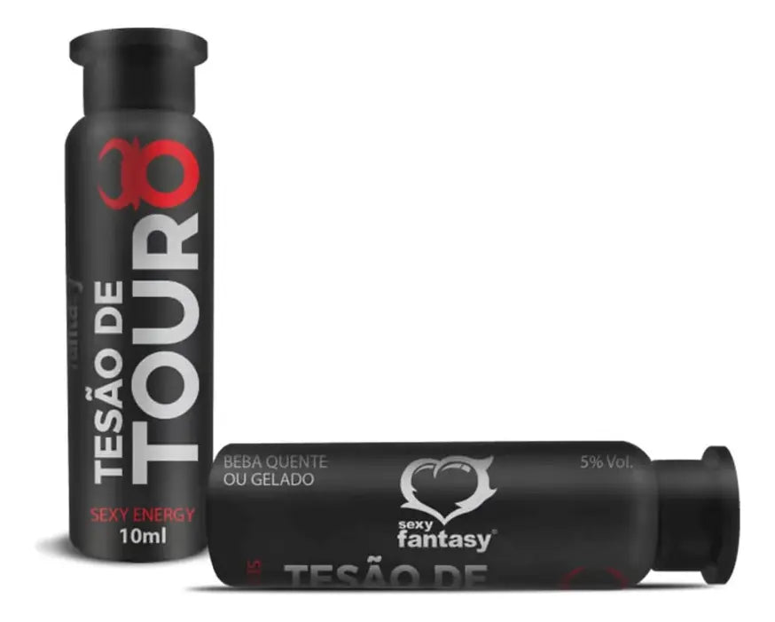 Sexy Fantasy Tesão de Touro Afrodisíaco Dose Única 10ml - frente e verso
