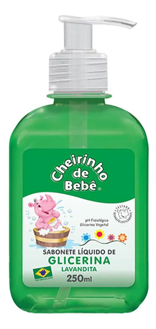 Cheirinho de Bebê Sabonete Líquido Glicerinado Lavandita 250ml
