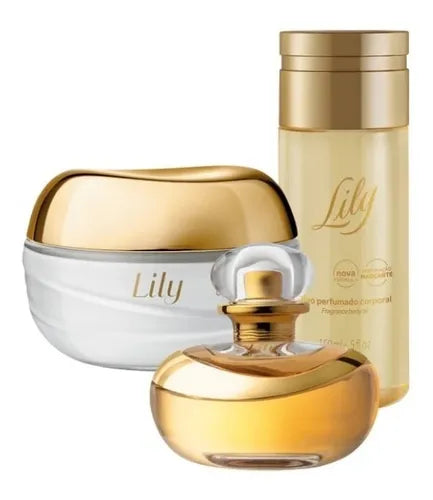 KIT LILY PERFUME, HIDRATANTE E OLEO CORPORAL