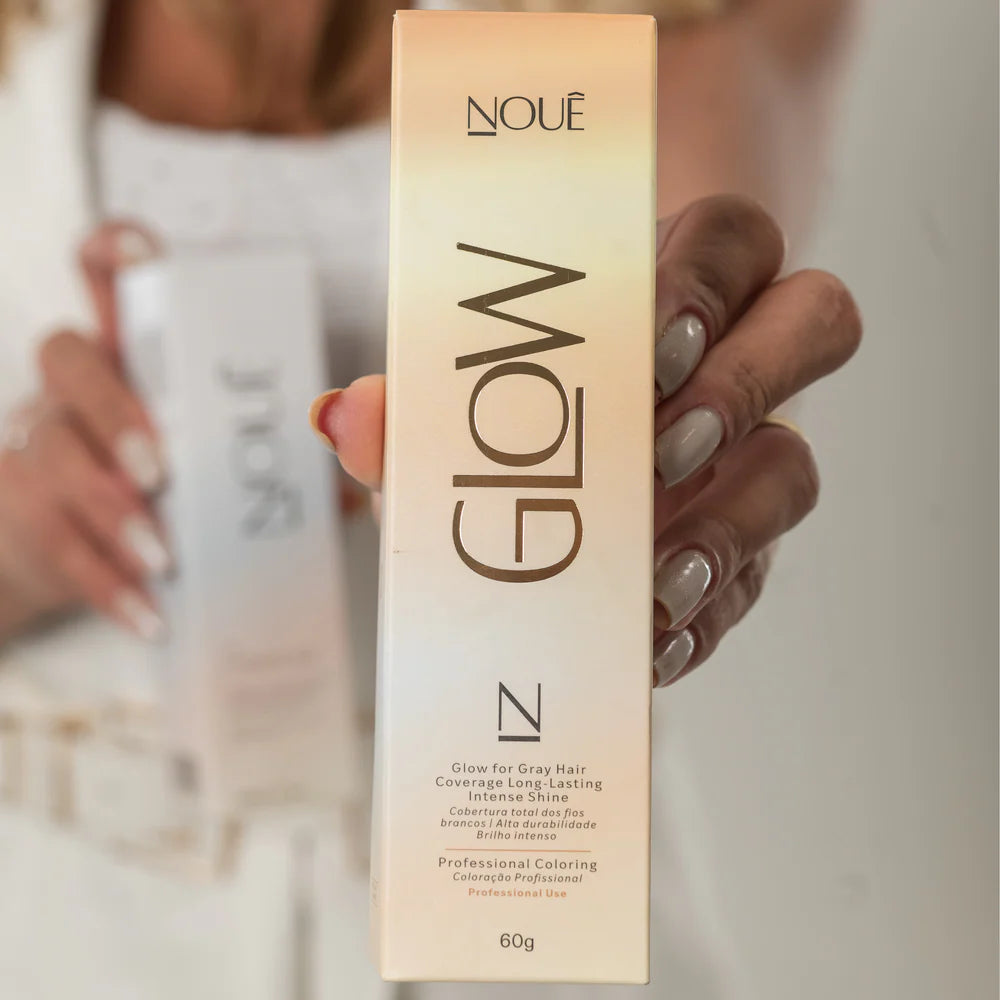 Noue Coloração Glow Camuflagem de Fios Brancos 60g