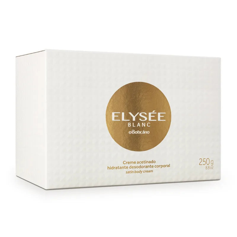 O Boticário Elysée Blanc Creme Hidratante Acetinado 250g