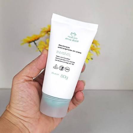 Natura Desodorante Antitranspirante em Creme Erva Doce 80g