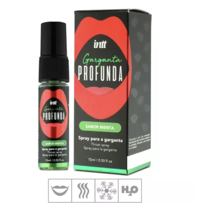 Intt Spray Garganta Profunda Sexo Oral Menta 15ml