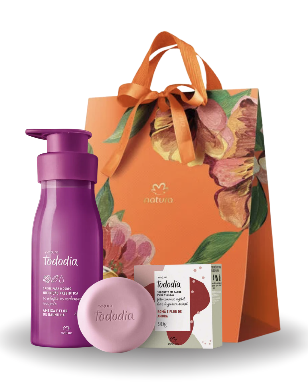 Natura Tododia Kit Presente Romã e Flor de Amora + Ameixa e Baunilha