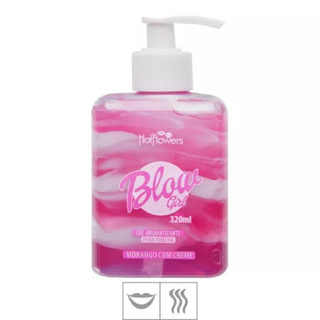 Gel aromático para ingle Blow Girl 320 ml - Fresa con crema